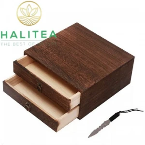 Hộp Đựng Trà Phổ Nhĩ 2 Ngăn