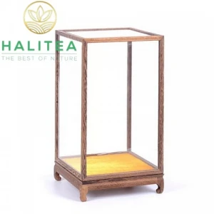 Hộp Kính Trưng Ấm Trà Hình Trụ Cao 21cm