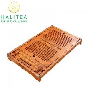 Khay Trà Gỗ Có Gác Chén Cao Cấp Tiện Lợi