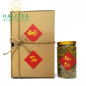 Set Quà Tặng Trà Hoa Cúc - Chamomile Tea Hộp Giấy Kraft 450Gr