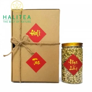 Set Quà Tặng Trà Hoa Lài - Jasmine Tea Hộp Giấy Kraft 360Gr