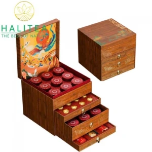 Set Quà Tặng Tứ Đại Danh Trà Trung Quốc Hộp Cao Cấp 380gr