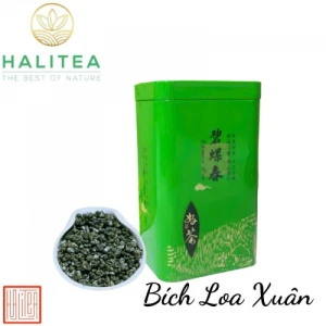 Trà Bích Loa Xuân Hộp Thiếc Xanh 100gr