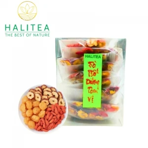 Trà Bổ Dưỡng Tam Vị Hộp Kiếng 100gr/ Hộp /10 Gói/ 3 Vị