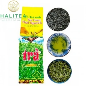 Trà Cành Lai Tân Cương Thái Nguyên Vị Thanh Nước Xanh Gói 200Gr