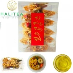 Trà Đông Trùng Hạ Thảo HALITEA Hộp Kiếng 10 Gói