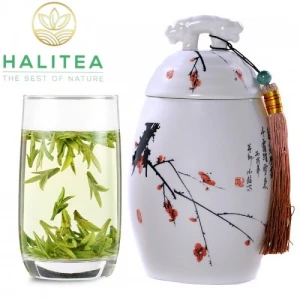 Trà Long Tĩnh Tây Hồ Cao Cấp Hũ Sứ 80gr