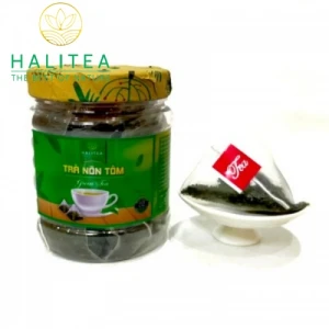 Trà Nõn Tôm HALITEA Túi Tam Giác Cao Cấp Hũ 15 Gói X 5gr