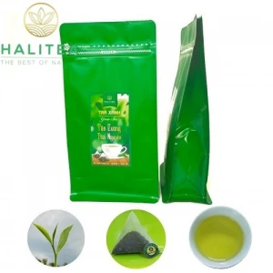 Trà Nõn Tôm HALITEA Túi Tam Giác Túi Zipper 40 Gói