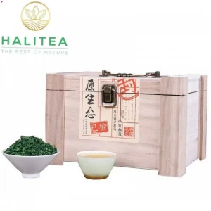 Trà Thiết Quan Âm Thùng Gỗ Vuông Cao Cấp 500gr