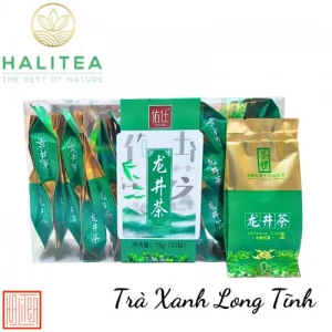 Trà Xanh Long Tĩnh Hộp Kiếng 75g/ hộp/ 25 gói