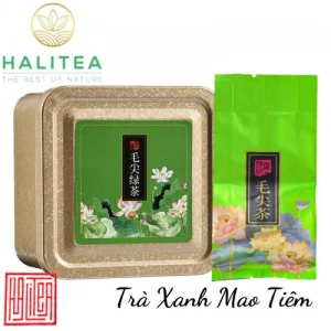 Trà Xanh Mao Tiêm Hộp Thiếc 50g/ hộp/ 10 gói