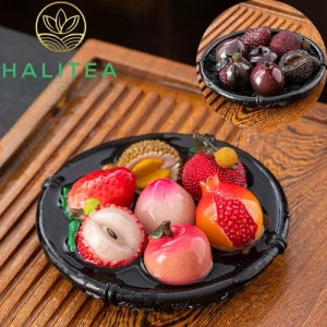 Trái Cây Đổi Màu Trang Trí Bàn Trà