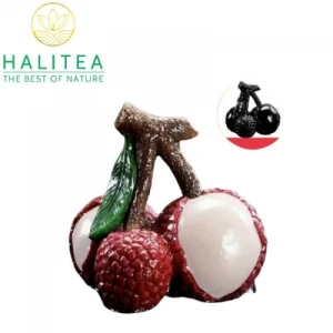 Trái Vải Đổi Màu Trang Trí Bàn Trà Chùm 03 Trái