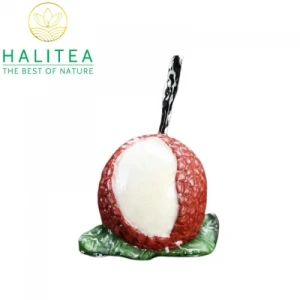 Trái Vải Đổi Màu Trang Trí Bàn Trà