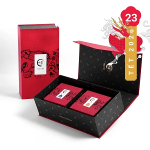 Set quà tết An Khang 2 loại trà ướp hương