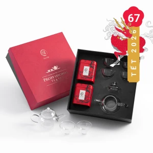Set quà tết Bộ ấm trà Cát Tường tứ ẩm sang trọng