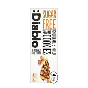 Bánh Quy Đậu Phộng Sốt Socola Không Đường Diablo 150G