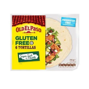 Bánh Tortillas Không Gluten Old El Paso 216G 6 Cái