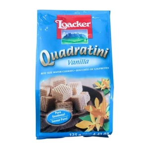 Bánh Xốp Vani Quadratini Loacker 125G
