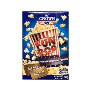 Bắp Rang Bơ Tự Nhiên Crown 240G
