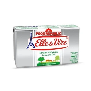 Bơ Mặn 60% Fat Elle & Vire 200G