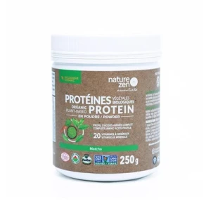 Bột Protein Thực Vật Hữu Cơ Vị Trà Xanh Nature Zen 250G