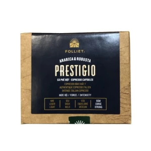 Cà Phê Espresso Viên Nén Prestigio Folliet 60G
