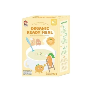 Cháo Gạo Lứt & Gạo Lứt Huyết Rồng Ăn Liền Vị Bí Đỏ Cà Rốt Apple Monkey 6X15G