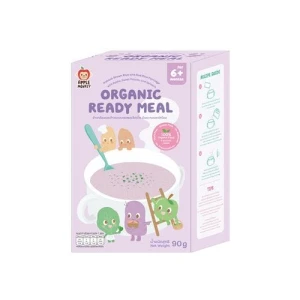 Cháo Gạo Lứt & Gạo Lứt Huyết Rồng Ăn Liền Vị Táo, Khoai Lang & Rau Bina Apple Monkey 6X15G