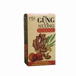 Gừng Nướng Mơ Muối Nam Xanh 80G