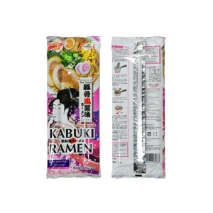 Mì Ramen Ăn Liền Vị Xương Hầm Xì Dầu Kabuki 190G