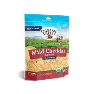 Phô Mai Cheddar Sợi Mild Organic Valley 170G