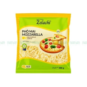 Phô Mai Mozzarella Bào Bottega Zelachi 200G