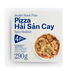 Pizza Đông Lạnh Hải Sản Cay Pizza 4P's 290G