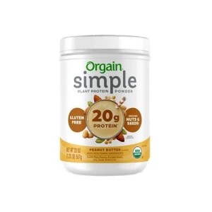 Protein Thực Vật Hữu Cơ Simple Bơ Lạc Orgain 567G