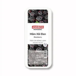 Quả Mâm Xôi Đen Đông Lạnh Iqf Andros 600G