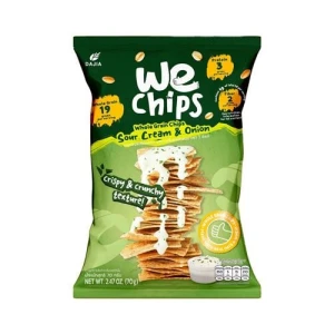 Snack Ngũ Cốc Nguyên Cám Vị Kem Chua Hành Tây We Chips 70G