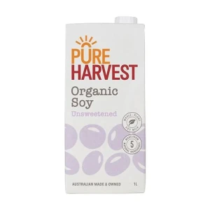 Sữa Đậu Nành Hữu Cơ Không Đường Pure Harvest 1L