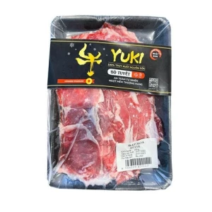 Thịt Bắp Hoa Bò Yuki Cắt Lát Đông Lạnh Yukibeef 250G