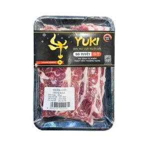 Thịt Cổ Bò Yuki Cắt Lát Đông Lạnh Yukibeef 200G