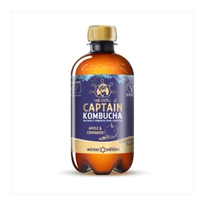 Trà Kombucha Hữu Cơ Táo & Quế Bản Giới Hạn Tg. Captain 400Ml