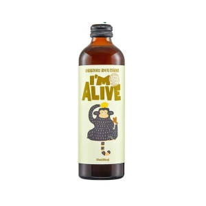 Trà Kombucha Hữu Cơ Vị Chanh Gừng I'M Alive 315Ml