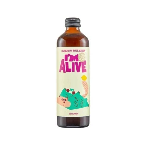Trà Kombucha Hữu Cơ Vị Cherry Chanh I'M Alive 315Ml