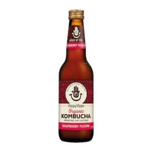 Trà Kombucha Hữu Cơ Vị Phúc Bồn Tử Happy Hippie 330Ml