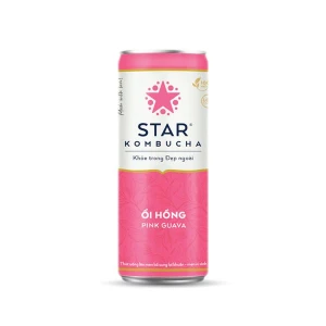 Trà Lên Men Vị Ổi Hồng Star Kombucha 250Ml