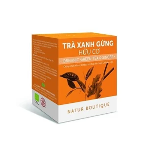 Trà Xanh Túi Lọc Vị Gừng Hữu Cơ Fito 20Túi/Hộp 36G