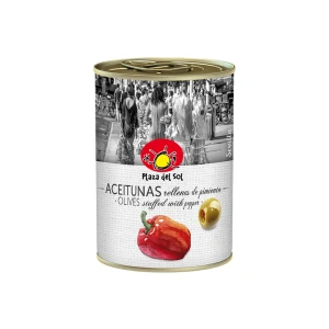 Trái Olives Xanh Nhồi Ớt Plaza Del Sol 280G