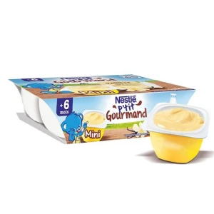 Váng Sữa Nestle' P'Tit Gourmand Vị Vani Lốc 6 Hộp X 60G