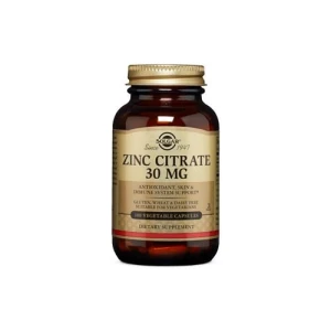 Viên Uống Zinc Citrate 30 Mg Solgar 100 Viên